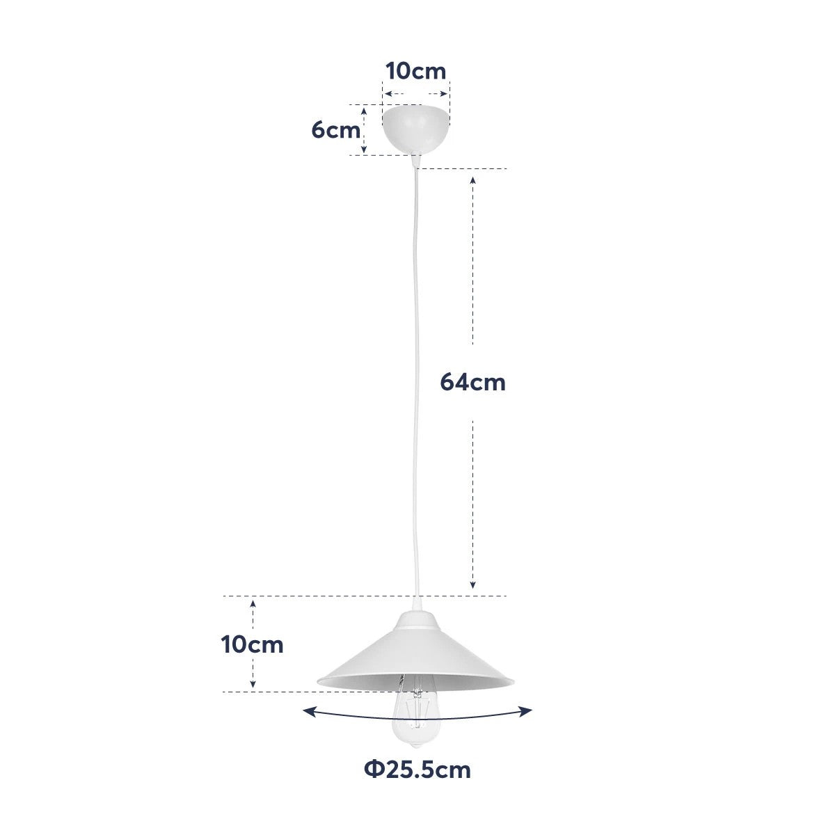 GLOBOSTAR® FONTE 203-0080 Μοντέρνο Κρεμαστό Φωτιστικό Οροφής με Ντουί 1 x E27 AC 220-240V IP20 - Μαύρο - Μ30 x Π30 x Υ15cm - ledmania.gr