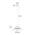 GLOBOSTAR® FONTE 203-0080 Μοντέρνο Κρεμαστό Φωτιστικό Οροφής με Ντουί 1 x E27 AC 220-240V IP20 - Μαύρο - Μ30 x Π30 x Υ15cm - ledmania.gr