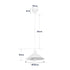 GloboStar® FERRO 203-0086 Μοντέρνο Κρεμαστό Φωτιστικό Καμπάνα Μονόφωτο 1 x E27 IP20 Μπεζ Πλαστικό - Μ30 x Π30 x Υ15cm