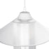 GloboStar® PROMO 203-0088 Μοντέρνο Κρεμαστό Φωτιστικό Καμπάνα Μονόφωτο 1 x E27 IP20 Λευκό Πλαστικό - Μ25.5 x Π25.5 x Υ20cm - ledmania.gr