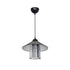 GloboStar® Promo 203-0089 Μοντέρνο Κρεμαστό Φωτιστικό Καμπάνα Μονόφωτο 1 x E27 IP20 Μαύρο Πλαστικό - Μ25.5 x Π25.5 x Υ90cm - ledmania.gr