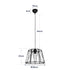 GloboStar® JUTE 203-0090 Μοντέρνο Κρεμαστό Φωτιστικό Σχοινί Μονόφωτο 1 x E27 IP20 Μαύρο Πλαστικό με Μπεζ Σχοινί - Μ30 x Π30 x Υ23cm - ledmania.gr