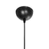 GloboStar® JUTE 203-0090 Μοντέρνο Κρεμαστό Φωτιστικό Σχοινί Μονόφωτο 1 x E27 IP20 Μαύρο Πλαστικό με Μπεζ Σχοινί - Μ30 x Π30 x Υ23cm - ledmania.gr