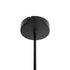 GloboStar® GLOBUS 203-0104 Μοντέρνο Φωτιστικό Οροφής Μπάλα Πολύφωτο 4 x E27 IP20 Μαύρο Μέταλλο με Λευκό Γυαλί - Μ70 x Π34 x Υ15cm - ledmania.gr