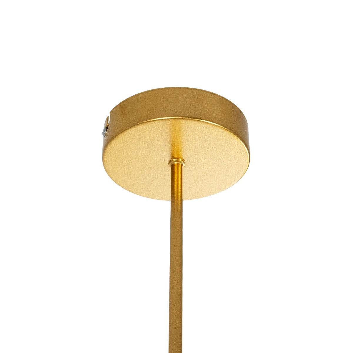GloboStar® GLOBUS 203-0105 Μοντέρνο Φωτιστικό Οροφής Μπάλα Πολύφωτο 4 x E27 IP20 Χρυσό Μέταλλο με Λευκό Γυαλί - Μ70 x Π15 x Υ34cm - ledmania.gr