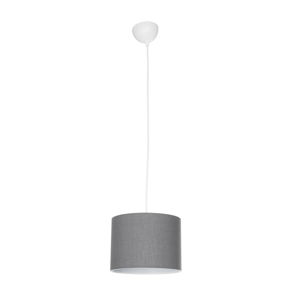 GLOBOSTAR® BLAZE 203-0108 Μοντέρνο Κρεμαστό Φωτιστικό Οροφής με Ντουί 1 x E27 AC 220-240V IP20 - Γκρι - Μ22 x Π22 x Υ20cm - ledmania.gr