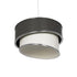 GLOBOSTAR® SONIA 203-0116 Μοντέρνο Κρεμαστό Φωτιστικό Οροφής με Ντουί 1 x E27 AC 220-240V IP20 - Γκρι & Λευκό - Μ30 x Π30 x Υ24cm - ledmania.gr