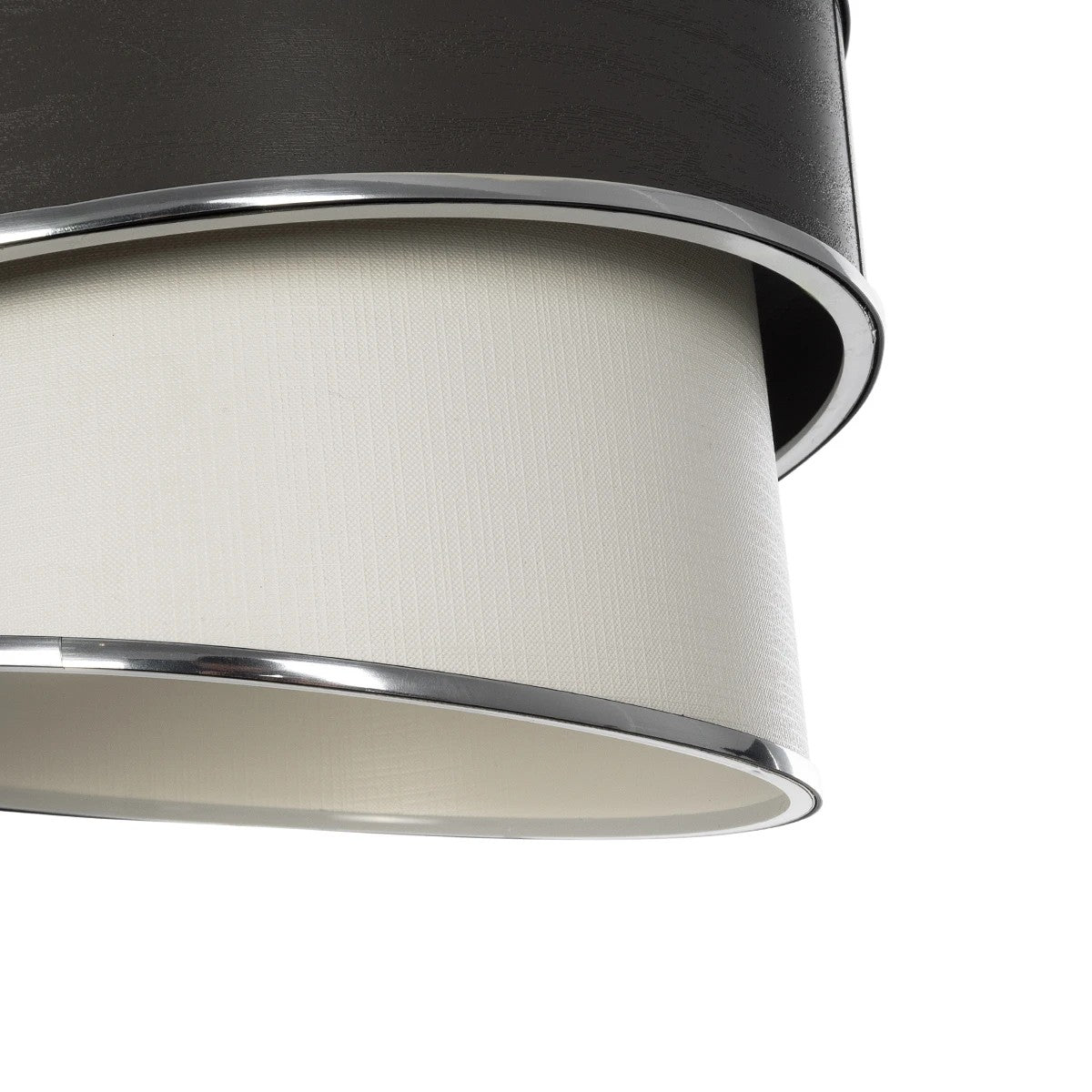 GLOBOSTAR® SONIA 203-0116 Μοντέρνο Κρεμαστό Φωτιστικό Οροφής με Ντουί 1 x E27 AC 220-240V IP20 - Γκρι & Λευκό - Μ30 x Π30 x Υ24cm - ledmania.gr