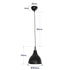 GloboStar® RADE 203-0126 Μοντέρνο Κρεμαστό Φωτιστικό Καμπάνα Μονόφωτο 1 x E27 IP20 Λευκό με Ασημί Πλαστικό - Μ18.5 x Π18.5 x Υ23cm - ledmania.gr