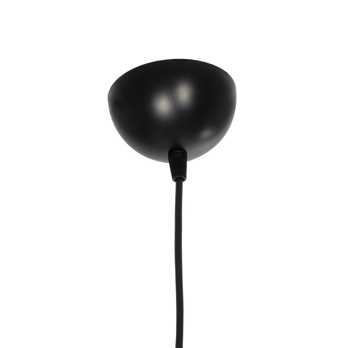 GloboStar® CLAIRIE 203-0132 Μοντέρνο Κρεμαστό Φωτιστικό Καπέλο Μονόφωτο 1 x E27 IP20 Καφέ Ύφασμα - Μ22 x Π22 x Υ93cm - ledmania.gr