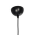 GloboStar® CLAIRIE 203-0132 Μοντέρνο Κρεμαστό Φωτιστικό Καπέλο Μονόφωτο 1 x E27 IP20 Καφέ Ύφασμα - Μ22 x Π22 x Υ93cm - ledmania.gr