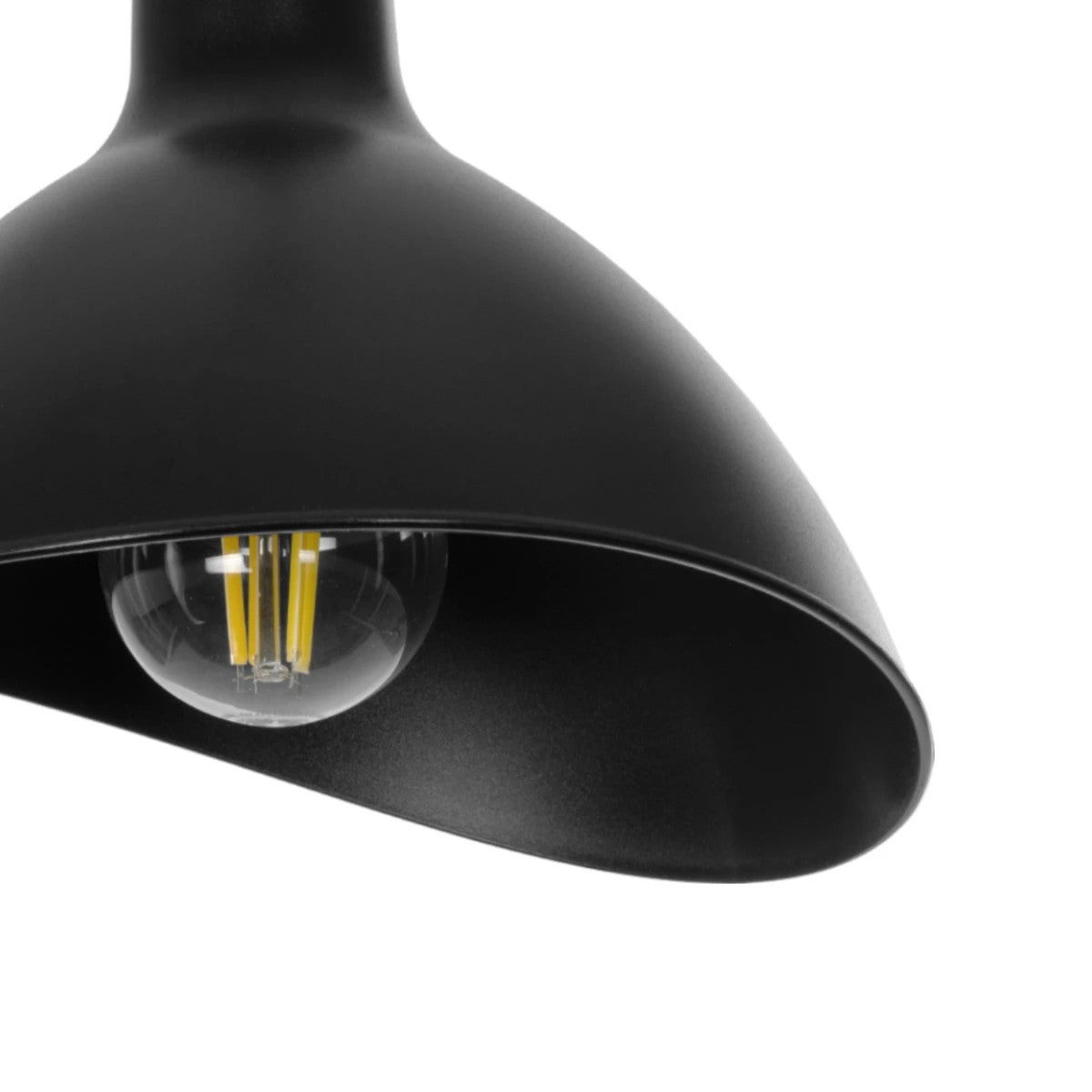 GLOBOSTAR® RIVE 203-0143 Μοντέρνο Κρεμαστό Φωτιστικό Οροφής με Ντουί 1 x E27 AC 220-240V IP20 - Μάυρο & Χαλκινο - Μ22 x Π20 x Υ22cm - ledmania.gr