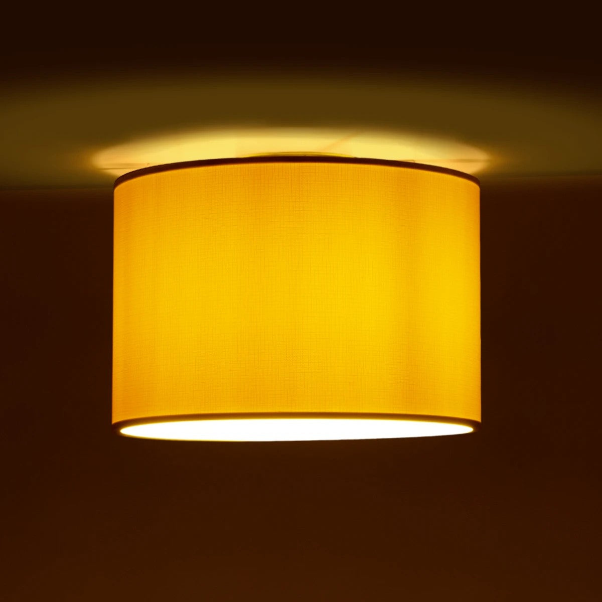 GLOBOSTAR® CILIO 203-0149 Μοντέρνο Φωτιστικό Οροφής με Ντουί 1 x E27 AC 220-240V IP20 - Λευκό - Μ30 x Π30 x Υ22cm - ledmania.gr