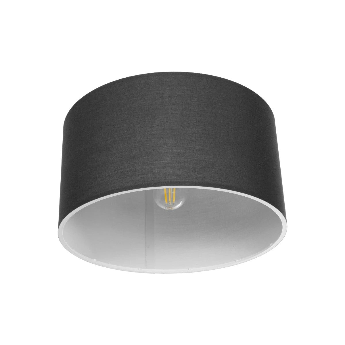 GLOBOSTAR® CILIO 203-0158 Μοντέρνο Φωτιστικό Οροφής με Ντουί 1 x E27 AC 220-240V IP20 - Γκρι - Μ38 x Π38 x Υ23cm - ledmania.gr