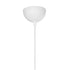 GloboStar® SIERA 203-0167 Μοντέρνο Κρεμαστό Φωτιστικό Καπέλο Μονόφωτο 1 x E27 IP20 Γκρι Ύφασμα με Ασημί Λεπτομέρεια - Μ38 x Π38 x Υ26cm - ledmania.gr