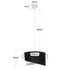 GloboStar® LILI 203-0177 Μοντέρνο Κρεμαστό Φωτιστικό Καπέλο Μονόφωτο 1 x E27 IP20 Καφέ & Μπεζ Ύφασμα - Μ30 x Π30 x Υ95cm - ledmania.gr