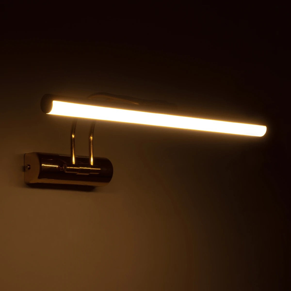 GLOBOSTAR® REFINE 203-0185 Μοντέρνο Φωτιστικό Τοίχου - Απλίκα Καθρέπτη Μπάνιου LED 7W 640lm 120° AC 220-240V IP44 Θερμό Λευκό 2700K - Lumileds SMD Chip - Χρυσό - Μ35 x Π21 x Υ12cm - 2 Χρόνια Εγγύηση - ledmania.gr