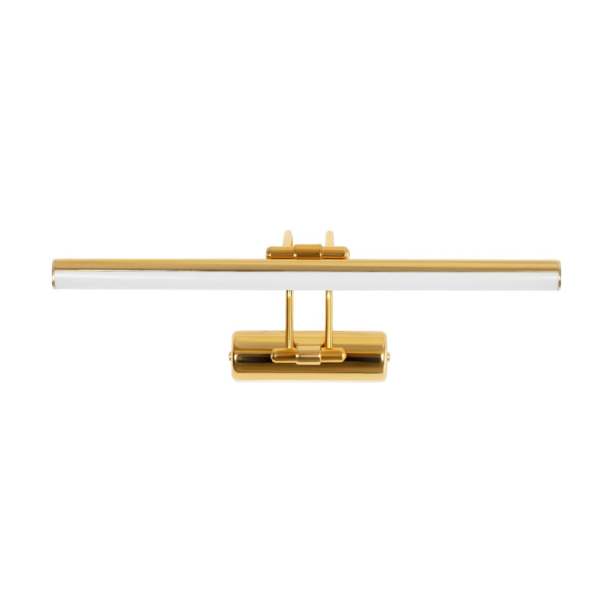 GLOBOSTAR® REFINE 203-0185 Μοντέρνο Φωτιστικό Τοίχου - Απλίκα Καθρέπτη Μπάνιου LED 7W 640lm 120° AC 220-240V IP44 Θερμό Λευκό 2700K - Lumileds SMD Chip - Χρυσό - Μ35 x Π21 x Υ12cm - 2 Χρόνια Εγγύηση - ledmania.gr