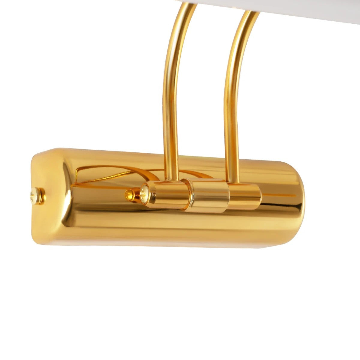 GLOBOSTAR® REFINE 203-0185 Μοντέρνο Φωτιστικό Τοίχου - Απλίκα Καθρέπτη Μπάνιου LED 7W 640lm 120° AC 220-240V IP44 Θερμό Λευκό 2700K - Lumileds SMD Chip - Χρυσό - Μ35 x Π21 x Υ12cm - 2 Χρόνια Εγγύηση - ledmania.gr