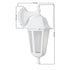 GloboStar® VITRO 203-0201 Vintage Επιτοίχιο Φωτιστικό Φαναράκι Μονόφωτο 1 x E27 IP44 Λευκό Πλαστικό - Μ19 x Π16 x Υ39cm - ledmania.gr