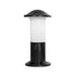 GloboStar® GARDENIO 203-0246 Μοντέρνο Επιδαπέδιο Φωτιστικό Κολωνάκι Κήπου Μονόφωτο 1 x E27 IP44 Μαύρο Πλαστικό - Μ15 x Π15 x Υ32cm - ledmania.gr