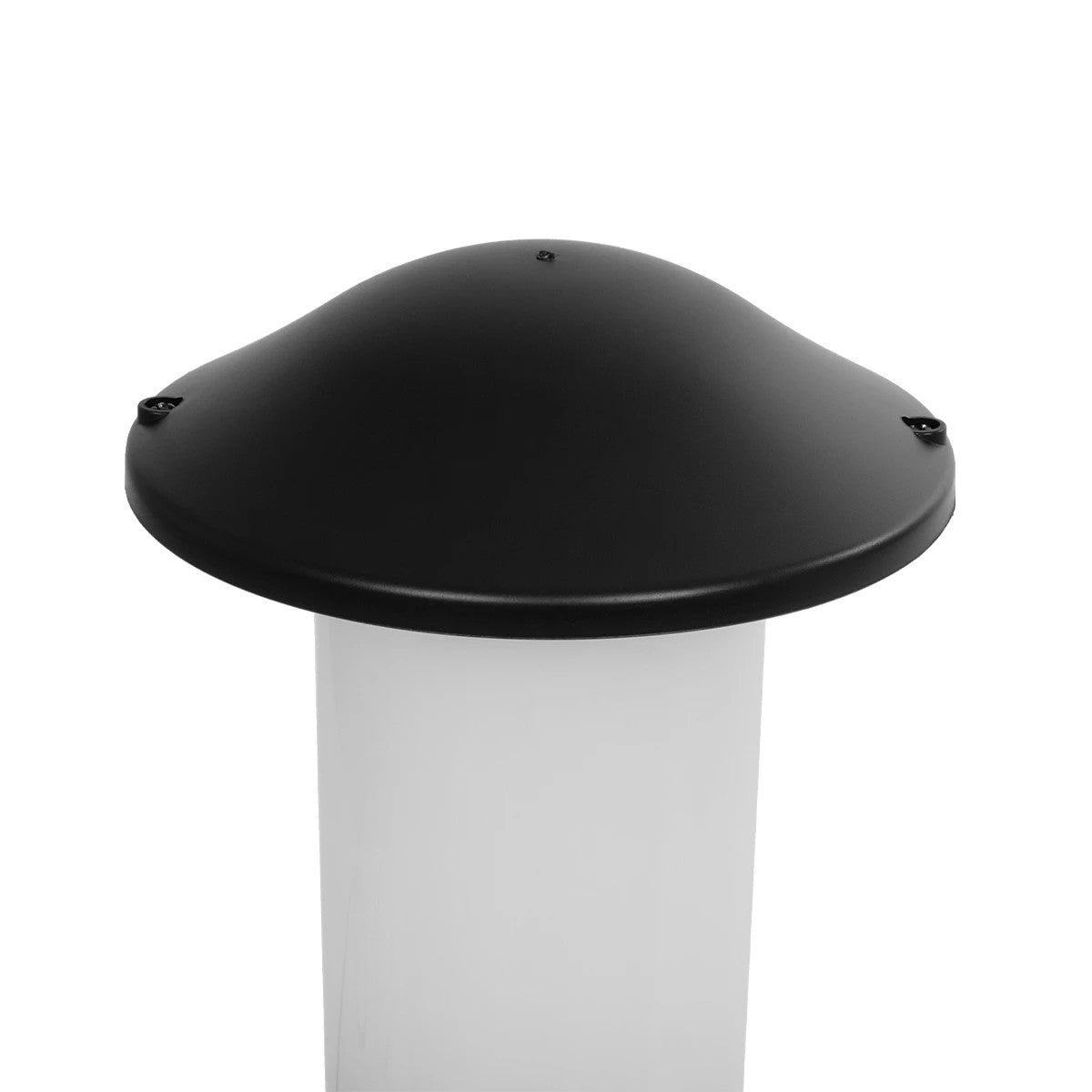 GloboStar® GARDENIO 203-0246 Μοντέρνο Επιδαπέδιο Φωτιστικό Κολωνάκι Κήπου Μονόφωτο 1 x E27 IP44 Μαύρο Πλαστικό - Μ15 x Π15 x Υ32cm - ledmania.gr