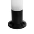 GloboStar® GARDENIO 203-0246 Μοντέρνο Επιδαπέδιο Φωτιστικό Κολωνάκι Κήπου Μονόφωτο 1 x E27 IP44 Μαύρο Πλαστικό - Μ15 x Π15 x Υ32cm - ledmania.gr