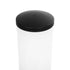 GloboStar® GARDENIO 203-0249 Μοντέρνο Επιδαπέδιο Φωτιστικό Κολωνάκι Κήπου Μονόφωτο 1 x E27 IP44 Μαύρο Πλαστικό - Μ15 x Π15 x Υ31cm - ledmania.gr