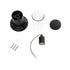 GloboStar® GARDENIO 203-0249 Μοντέρνο Επιδαπέδιο Φωτιστικό Κολωνάκι Κήπου Μονόφωτο 1 x E27 IP44 Μαύρο Πλαστικό - Μ15 x Π15 x Υ31cm - ledmania.gr