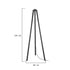 GloboStar® TRIPOD 203-0258 Μοντέρνο Επιδαπέδιο Φωτιστικό Μονόφωτο 1 x E27 IP20 Μαύρο Ξύλο - Μ38 x Π38 x Υ120cm - ledmania.gr