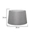GloboStar® COVER 203-0264 Μοντέρνο Φωτιστικό Καπέλο Γκρί Ύφασμα - Μ38 x Π38 x Υ30cm - ledmania.gr