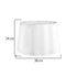 GloboStar® COVER 203-0266 Μοντέρνο Φωτιστικό Καπέλο Λευκό Ύφασμα - Μ38 x Π38 x Υ30cm - ledmania.gr