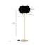 GloboStar® ALES 204-0193 Μοντέρνο Φωτιστικό Δαπέδου  Μονόφωτο 1 x E27 AC 220-240V IP20 Μαύρο & Χρυσό - Μ40 x Π40 x Υ150cm