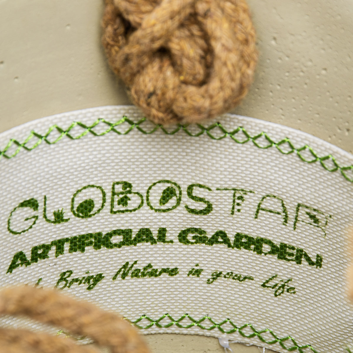 GloboStar® Artificial Garden DONOUSA 20465 Κρεμαστό Πήλινο Κεραμικό Κασπώ Γλάστρα - Flower Pot Μπεζ Φ13.5cm x Υ13cm - ledmania.gr