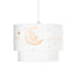 GLOBOSTAR® MOON 204-0011 Παιδικό Κρεμαστό Φωτιστικό Οροφής με Ντουί 1 x E27 AC 220-240V IP20 - Πολύχρωμο - Μ30 x Π30 x Υ24cm - ledmania.gr