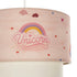 GLOBOSTAR® PONY 204-0016 Παιδικό Κρεμαστό Φωτιστικό Οροφής με Ντουί 1 x E27 AC 220-240V IP20 - Ροζ - Μ30 x Π30 x Υ24cm - ledmania.gr