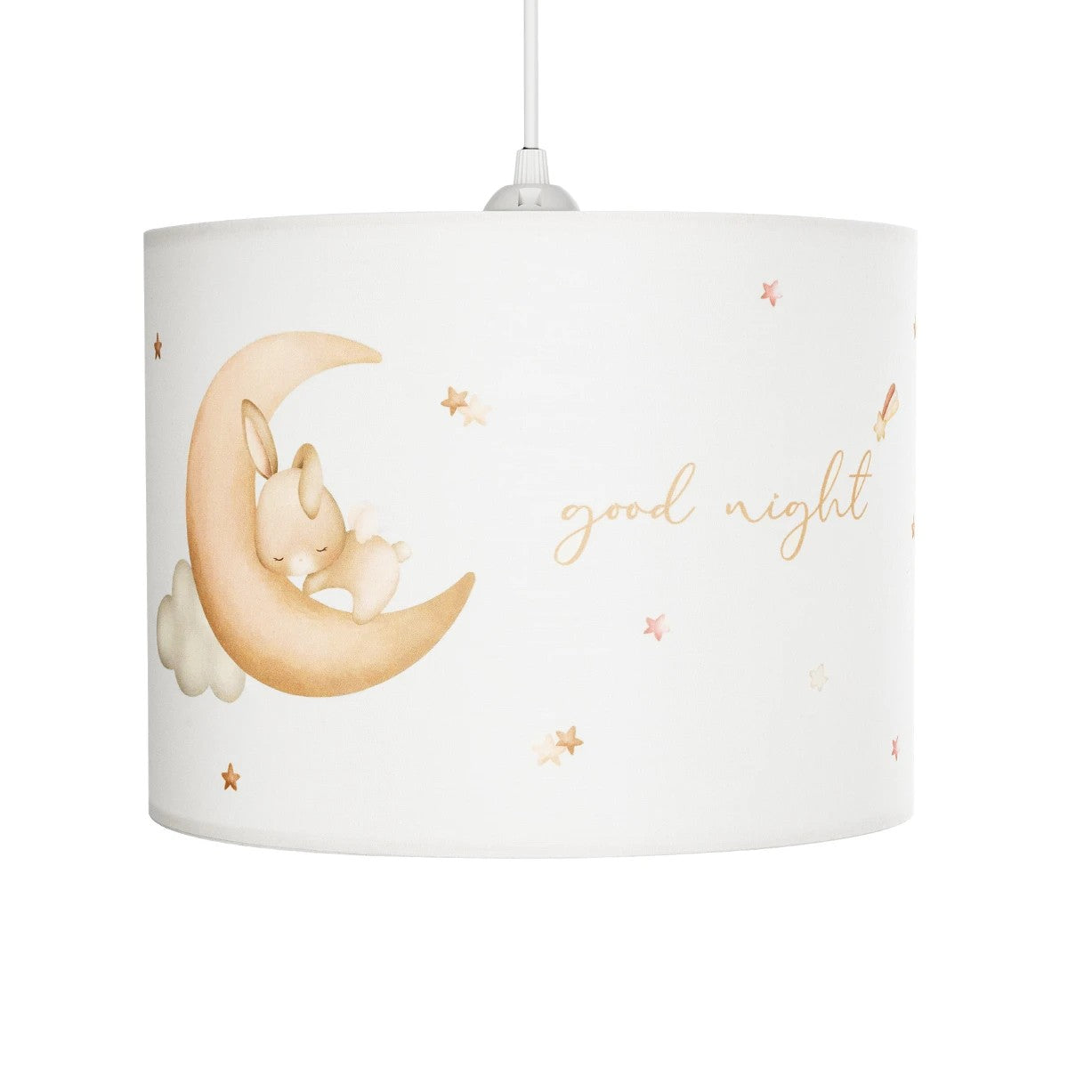 GLOBOSTAR® MOON 204-0019 Παιδικό Κρεμαστό Φωτιστικό Οροφής με Ντουί 1 x E27 AC 220-240V IP20 - Πολύχρωμο - Μ28 x Π28 x Υ24cm - ledmania.gr