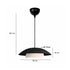 GloboStar® AURA 204-0117 Μοντέρνο Κρεμαστό Φωτιστικό Καμπάνα Μονόφωτο 1 x E27 IP20 Μαύρο & Λευκό Μέταλλο - Μ31 x Π31 x Υ27cm - ledmania.gr