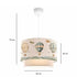 GLOBOSTAR® BALLON 204-0121 Παιδικό Κρεμαστό Φωτιστικό Οροφής με Ντουί 1 x E27 AC 220-240V IP20 - Πολύχρωμο - Μ30 x Π30 x Υ20cm - ledmania.gr