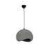 GloboStar® STONE 204-0122 Μοντέρνο Κρεμαστό Φωτιστικό Καμπάνα Μονόφωτο 1 x E27 IP20 Γκρι Σκoύρο Πολυστερίνη με Ρητίνη - Μ31.5 x Π35 x Υ26cm - ledmania.gr