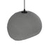 GloboStar® STONE 204-0122 Μοντέρνο Κρεμαστό Φωτιστικό Καμπάνα Μονόφωτο 1 x E27 IP20 Γκρι Σκoύρο Πολυστερίνη με Ρητίνη - Μ31.5 x Π35 x Υ26cm - ledmania.gr