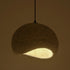 GloboStar® STONE 204-0123 Μοντέρνο Κρεμαστό Φωτιστικό Καμπάνα Μονόφωτο 1 x E27 IP20 Μπεζ Πολυστερίνη με Μπεζ Ρητίνη - Μ31.5 x Π35 x Υ26cm - ledmania.gr