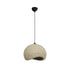 GloboStar® STONE 204-0123 Μοντέρνο Κρεμαστό Φωτιστικό Καμπάνα Μονόφωτο 1 x E27 IP20 Μπεζ Πολυστερίνη με Μπεζ Ρητίνη - Μ31.5 x Π35 x Υ26cm - ledmania.gr