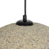 GloboStar® STONE 204-0123 Μοντέρνο Κρεμαστό Φωτιστικό Καμπάνα Μονόφωτο 1 x E27 IP20 Μπεζ Πολυστερίνη με Μπεζ Ρητίνη - Μ31.5 x Π35 x Υ26cm - ledmania.gr