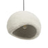 GloboStar® STONE 204-0124 Μοντέρνο Κρεμαστό Φωτιστικό Καμπάνα Μονόφωτο 1 x E27 IP20 Γκρι Πολυστερίνη με Γκρι Ρητίνη - Μ31.5 x Π35 x Υ26cm - ledmania.gr