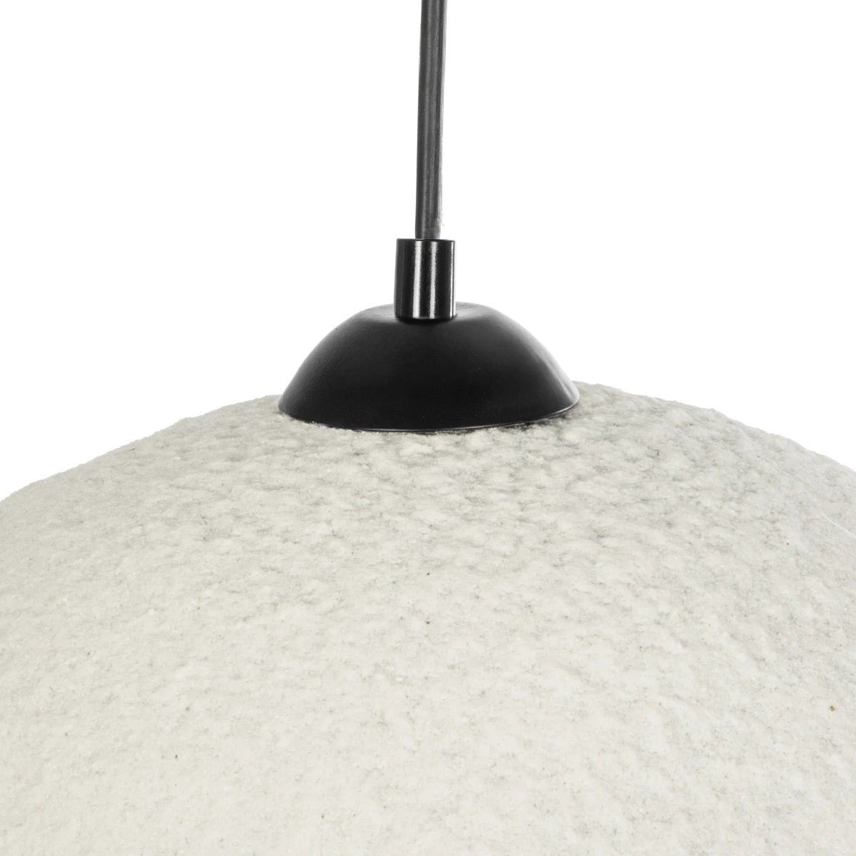GloboStar® STONE 204-0124 Μοντέρνο Κρεμαστό Φωτιστικό Καμπάνα Μονόφωτο 1 x E27 IP20 Γκρι Πολυστερίνη με Γκρι Ρητίνη - Μ31.5 x Π35 x Υ26cm - ledmania.gr