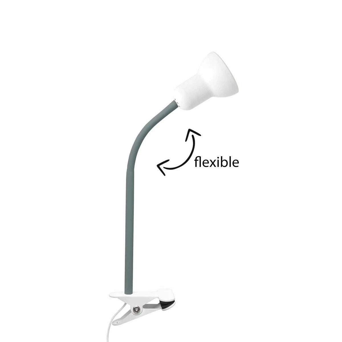 GloboStar® TAVOLO 204-0152 Παιδικό Eπιτραπέζιο Φωτιστικό Μονόφωτο 1 x E27 IP20 Πράσινο & Λευκό Πλαστικό - Μ11 x Π9 x Υ35cm - ledmania.gr