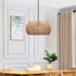 GloboStar® DARIO 204-0168 Boho Κρεμαστό Φωτιστικό Kαπέλο Μονόφωτο 1 x E27 IP20 Καφέ Σχοινί - Μ30 x Π30 x Υ15cm - ledmania.gr