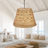 GloboStar® PANIER 204-0171 Boho Κρεμαστό Φωτιστικό Καμπάνα Μονόφωτο 1 x E27 IP20 Μπεζ Σχοινί - Μ32 x Π32 x Υ30cm - ledmania.gr