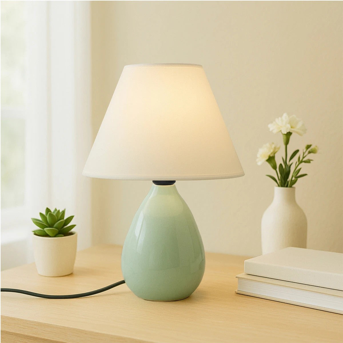 GloboStar® CESTA 204-0182 Μοντέρνο Κρεμαστό Φωτιστικό Οροφής Μονόφωτο 1 x E27 AC 220-240V IP20 Μαύρο - Μ17 x Π17 x Υ23cm - ledmania.gr